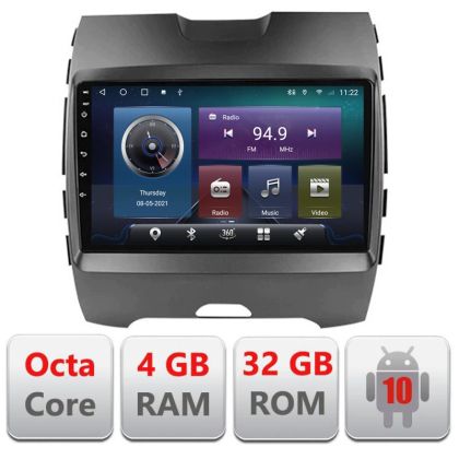 Navigatie Ford Edge 2015-2021 Highline Android radio gps internet Octa core 4+32 kit-edge-high+EDT-E409