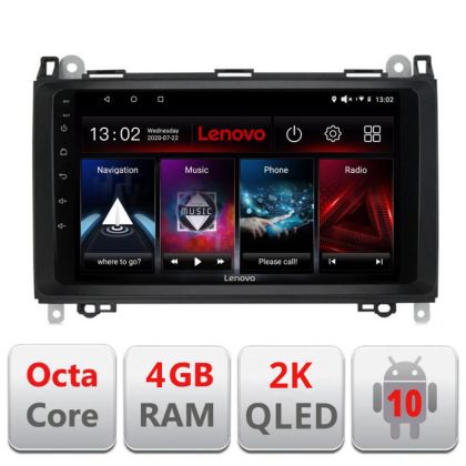 Navigatie Mercedes VW L-068, Octacore, 4Gb RAM, 64Gb Hdd, 4G, QLED 2K, DSP, Carplay, Bluetooth