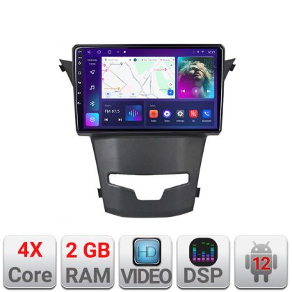 Navigatie Ssangyong Korando 2014-2019 A-1159  2+32 GB Android Waze USB Navigatie Internet Youtube Radio