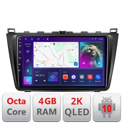 Navigatie Mazda 6 C-012 Android Octa Core Ecran 2K QLED GPS 4G 4+32GB 360 KIT-012+EDT-E409-2K