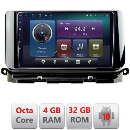 Navigatie Skoda Octavia 4 2020-2024 Android radio gps internet Octa core 4+32 KIT-octavia4+EDT-E410