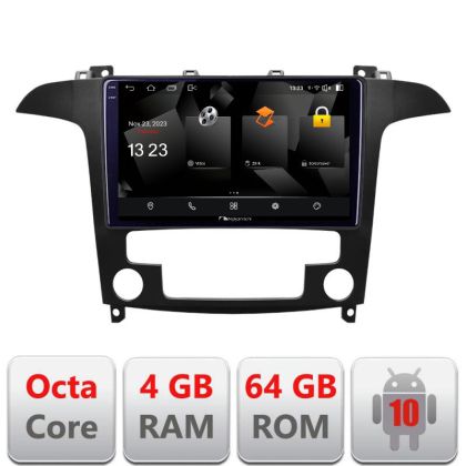 Navigatie Ford S-Max 2008-2012 5510-003 Android Octa Core 720p 4+64 DSP 360 camera carplay android auto