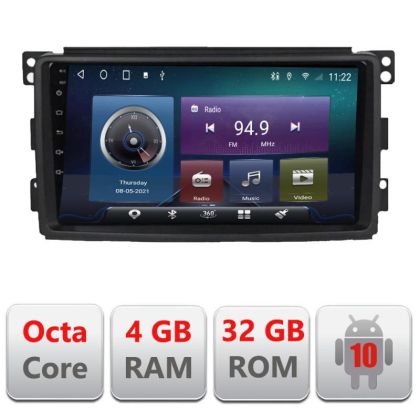 Navigatie Smart 2005-2010 C-SMART05 Octa Core cu Android Radio Bluetooth Internet GPS WIFI 4+32GB