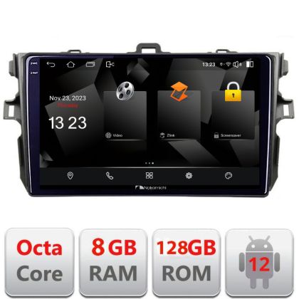 Navigatie Toyota Corolla 5960Pro-063 Android Octa Core Qualcomm 2K Qled 8+128 DTS DSP 360 4G Optical