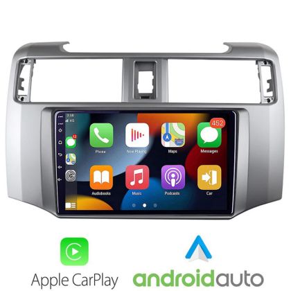 Multimedia MP5 Carplay Android auto Toyota 4runner 2009-2019 radio bluetooth camera KIT-4runner+EDT-E109