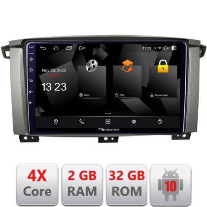 Navigatie Toyota Land Cruiser L100 2002-2006 Android Ecran 720P Quad Core 2+32 carplay android auto