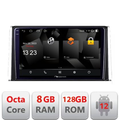 Navigatie Toyota Auris 2017- 5960Pro-AURIS Android Octa Core Qualcomm 2K Qled 8+128 DTS DSP 360 4G Optical