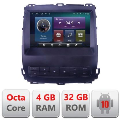 Navigatie Toyota Prado J120 2002-2009 C- j120 Octa Core cu Android Radio Bluetooth Internet GPS WIFI 4+32GB