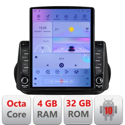 Navigatie Peugeot Bipper, Citroen Nemo, Fiat Qubo 2008-2017 Android radio gps internet Octa Core 4+64 LTE Kit-bipper+EDT-E710