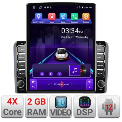 Navigatie Iveco Daily 2007-2014 K-daily ecran tip TESLA 9.7" cu Android Radio Bluetooth Internet GPS WIFI 2+32 DSP Qua