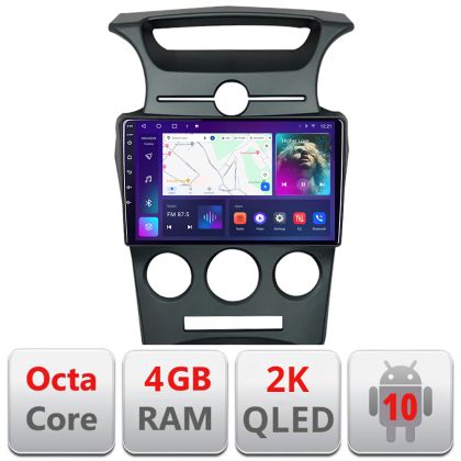 Navigatie Kia Carens 2006-2012 clima automata Android ecran Qled 2K Octa core 4+32 KIT-carens-2006+EDT-E409-2K