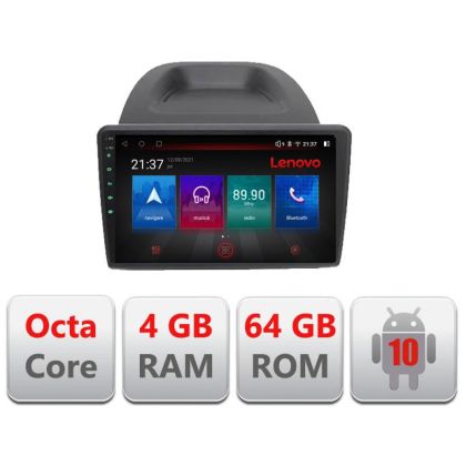 Navigatie Ford Fiesta E-256 Octa Core cu Android Radio Bluetooth Internet GPS WIFI DSP 4+64GB 4G