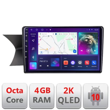 Navigatie Mercedes C W204 NTG4.5 2012-2015 Android Octa Core Ecran 2K QLED GPS 4G 4+32GB 360 KIT-w204-N45+EDT-E409-2K