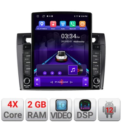 Navigatie Ford Fiesta MK5 2002-2008 Android radio gps internet quad core 2+32 ecran vertical 9.7" KIT-fiesta-mk5+EDT-E708