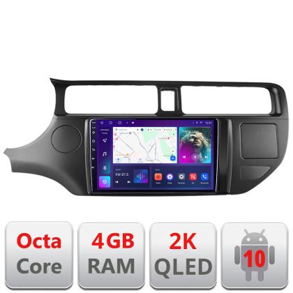 Navigatie Kia Rio 2012- C-204 Android Octa Core Ecran 2K QLED GPS 4G 4+32GB 360 KIT-204+EDT-E409-2K