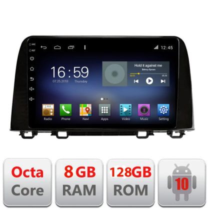 Navigatie Honda CRV 2016-2022 F-CRV19 Octa Core cu Android Radio Bluetooth Internet GPS WIFI DSP 8+128GB 4G