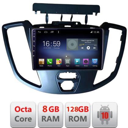 Navigatie Ford Transit 2015-2020 Android radio gps internet Octa Core 8+128 LTE kit-turneo-custom+EDT-E609