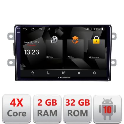 Navigatie Dacia dupa 2012 5230-Dacia Android Ecran 720P Quad Core 2+32 carplay android auto