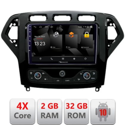 Navigatie Ford Mondeo 2007-2010 Android Ecran 720P Quad Core 2+32 carplay android auto