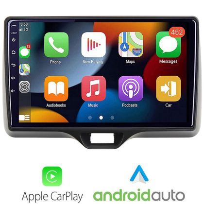 Multimedia MP5 Carplay Android auto Toyota Yaris 2020- radio bluetooth camera kit-yaris2020+EDT-E110