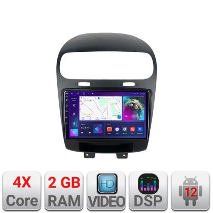 Navigatie Fiat Freemont Dodge Journey 2012-2019 Android radio gps internet  2+32 Kit-freemont+EDT-E209