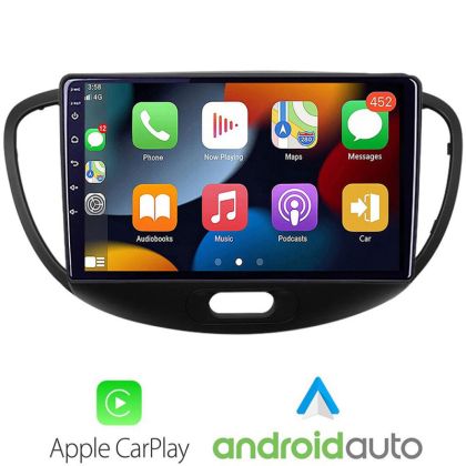 Multimedia MP5 Carplay Android auto HHyundai I10 2007-2013 radio bluetooth camera KIT-i10-2007+EDT-E109