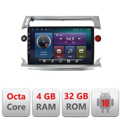 Navigatie Citroen C4 C-088 Octa Core cu Android Radio Bluetooth Internet GPS WIFI 4+32GB