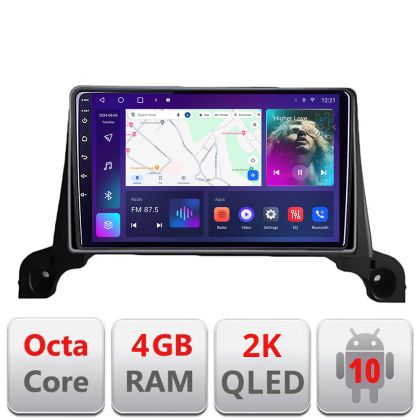 Navigatie Peugeot 5008 2016-2020 C-5008 Android Octa Core Ecran 2K QLED GPS 4G 4+32GB 360 kit-5008+EDT-E409-2K