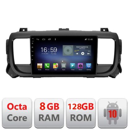 Navigatie Citroen Jumpy Toyota Proace Peugeot Traveller F-jumpy16 Octa Core cu Android Radio Bluetooth Internet GPS WI