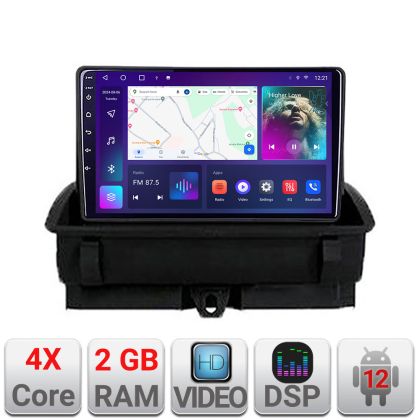 Navigatie Audi Q3 2011-2018 Android radio gps internet 2+32GB 4-Core Kit-q3+EDT-E209v2