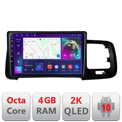 Navigatie Volvo S60 2014-2018 sistem Sensus Connect C-s60-14 Android Octa Core Ecran 2K QLED GPS 4G 4+32GB 360 kit-s60-14+EDT-E409-2K