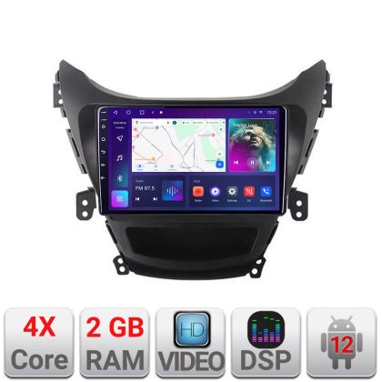 Navigatie HHyundai Elantra 2011-2013 A-092  2+32 GB Android Waze USB Navigatie Internet Youtube Radio