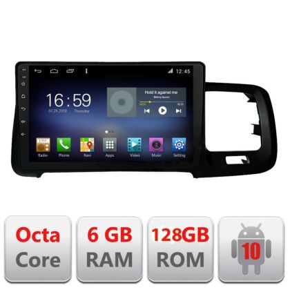 Navigatie Volvo S60 2008-2014 F-s60-08 Octa Core cu Android Radio Bluetooth Internet GPS WIFI DSP 8+128GB 4G