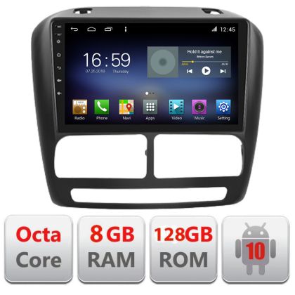 Navigatie Fiat Doblo 2010-2017 si Opel Combo 2010-2017 8+128 GB Octa Core LTE Android radio gps internet Kit-DO