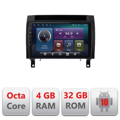 Navigatie Mercedes SLK 2004-2011 C-SLK Octa Core cu Android Radio Bluetooth Internet GPS WIFI 4+32GB