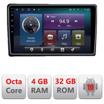 Navigatie Ford Transit Focus Kuga C-transit Octa Core cu Android Radio Bluetooth Internet GPS WIFI 4+32GB