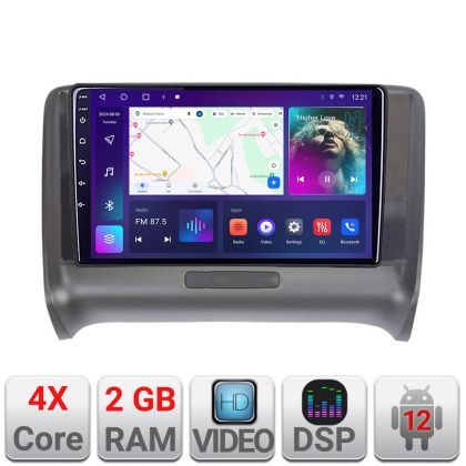 Navigatie Audi TT 2004-2011 Quad Core A-078  2+32 GB Android Waze USB Navigatie Internet Youtube Radio