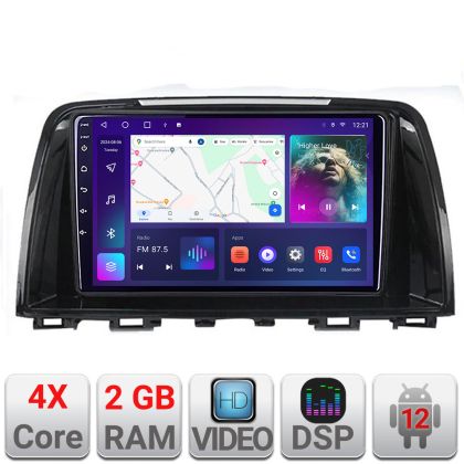 Navigatie Mazda 6 2013-2017 A-223  2+32 GB Android Waze USB Navigatie Internet Youtube Radio