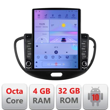 Navigatie HHyundai I10 2007-2013 Android radio gps internet Lenovo Octa Core 4+64 LTE KIT-i10-2007+EDT-E709