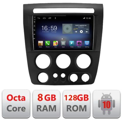 Navigatie Hummer H3 Android radio gps internet Octa Core 6+128 LTE Kit-h3+EDT-E609