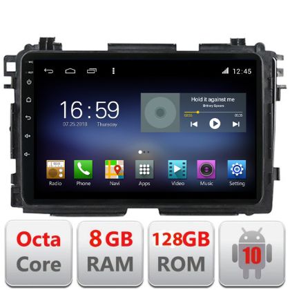 Navigatie Honda HR-V 2013-2018 Android radio gps internet Octa Core 8+128 LTE Kit-hr-v+EDT-E609