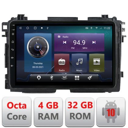 Navigatie Honda HR-V 2013-2018 Android radio gps internet Octa core 4+32 Kit-hr-v+EDT-E409