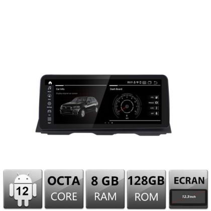 Navigatie BMW X1 E84 fara ecran de fabrica Android ecran 12.3" 8+128 4G BT