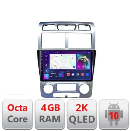 Navigatie Kia Sportage 2005-2007 C-0023 Android Octa Core Ecran 2K QLED GPS 4G 4+32GB 360 KIT-0023+EDT-E409-2K