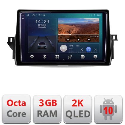 Navigatie Toyota Camry 2021- B-camry2021 Android Ecran 2K QLED octa core 3+32 carplay android auto kit-camry2021+EDT-E310V3-2K