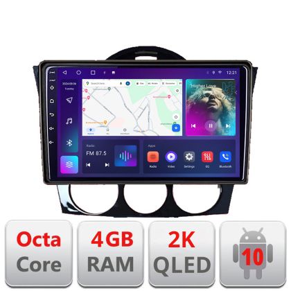 Navigatie Mazda RX8 2008-2011 Android Octa Core Ecran 2K QLED GPS 4G 4+32GB 360 kit-rx8-11+EDT-E409-2K