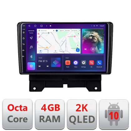 Navigatie Range Rover Sport 2005-2010 Android Octa Core Ecran 2K QLED GPS 4G 4+32GB 360 kit-sport08+EDT-E409-2K