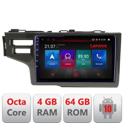 Navigatie Honda Fit 2014-2019 Android radio gps internet Octa Core 4+64 LTE Kit-fit-14+EDT-E509-PRO