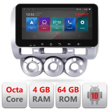 Navigatie Honda Fit Jazz 2004-2008 Android radio gps internet Octa Core 4+64 LTE ecran de 10.33' wide Kit-jazz+EDT-E511-PRO