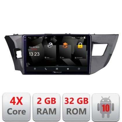 Navigatie Toyota Corolla 2013-2017 5230-470 Android Ecran 720P Quad Core 2+32 carplay android auto